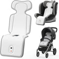 Baby Stroller Cooling Pad with 2 Built-In Fans, 3-Speed Ventilation And 10000Mah Rechargeable, 3D Breathable Summer Cooling Mat for Car Seat And Stroller, Baby Toddler Summer Essentials