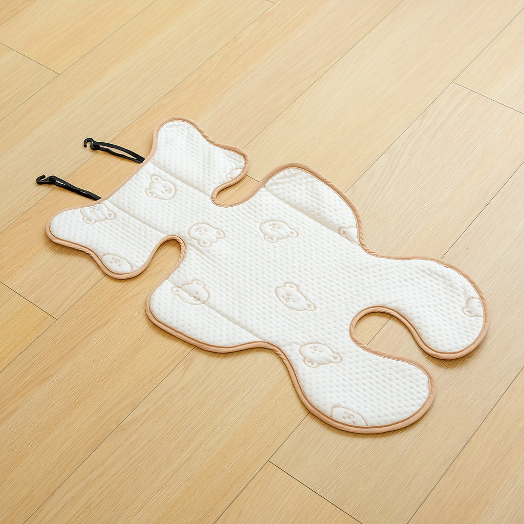 Breathable Printed Bear Stroller Mat for Baby Stroller