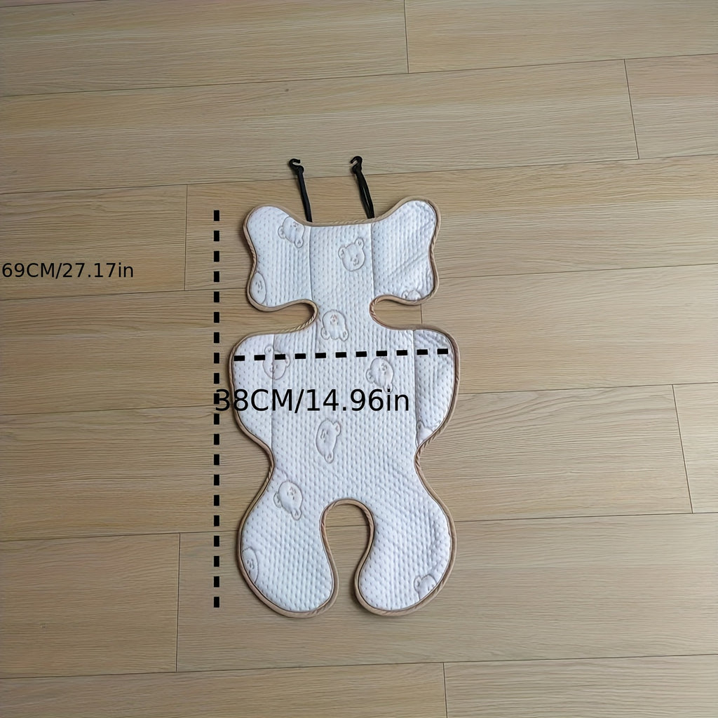 Breathable Printed Bear Stroller Mat for Baby Stroller