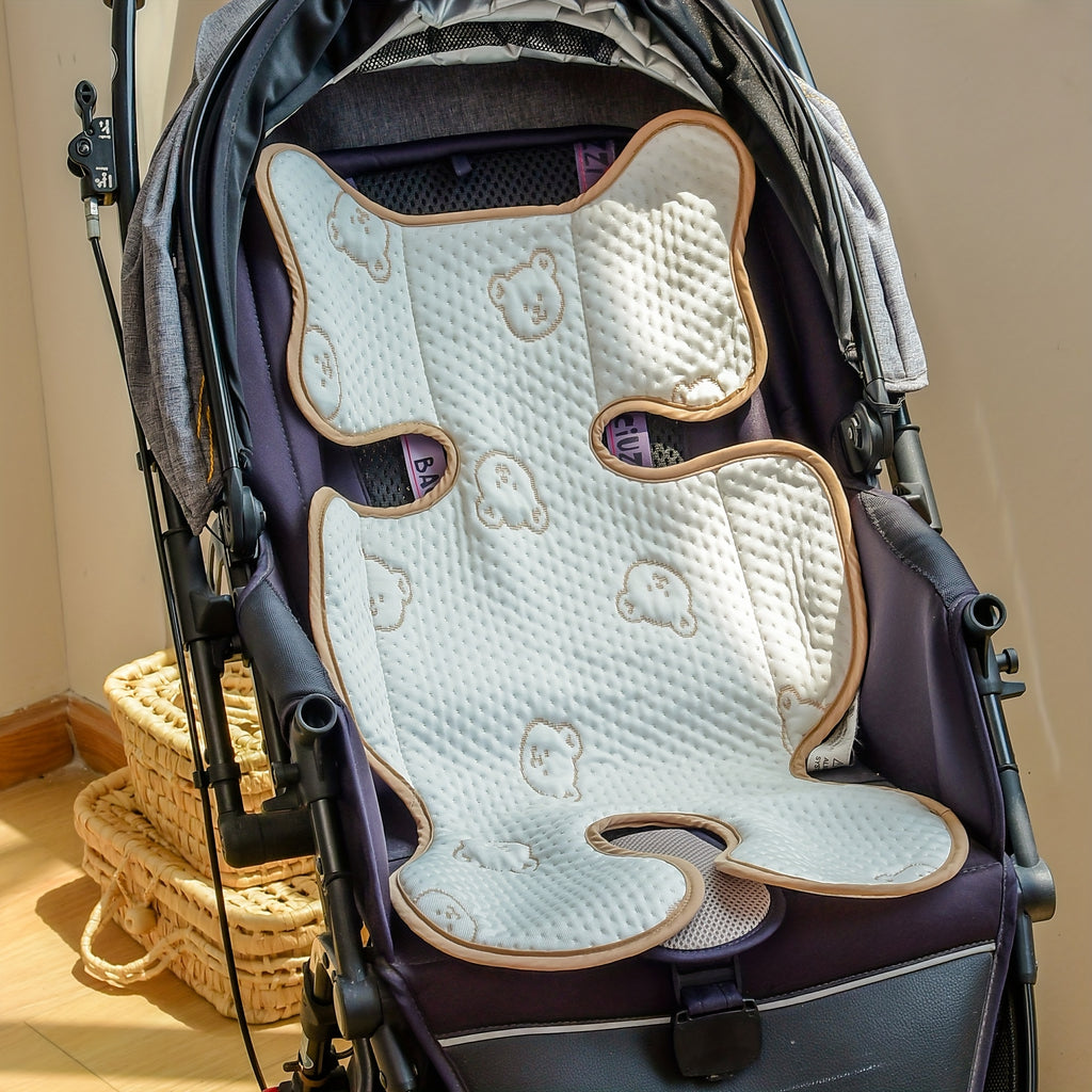 Breathable Printed Bear Stroller Mat for Baby Stroller